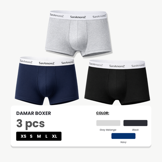 Damar Celana Dalam Katun Pria 3Pcs