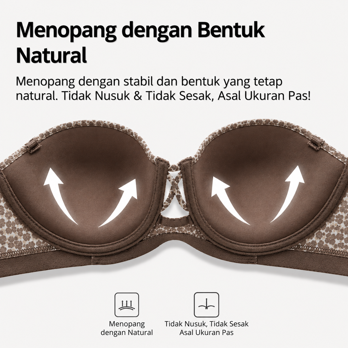 Moore Bra Kawat Half-Cup