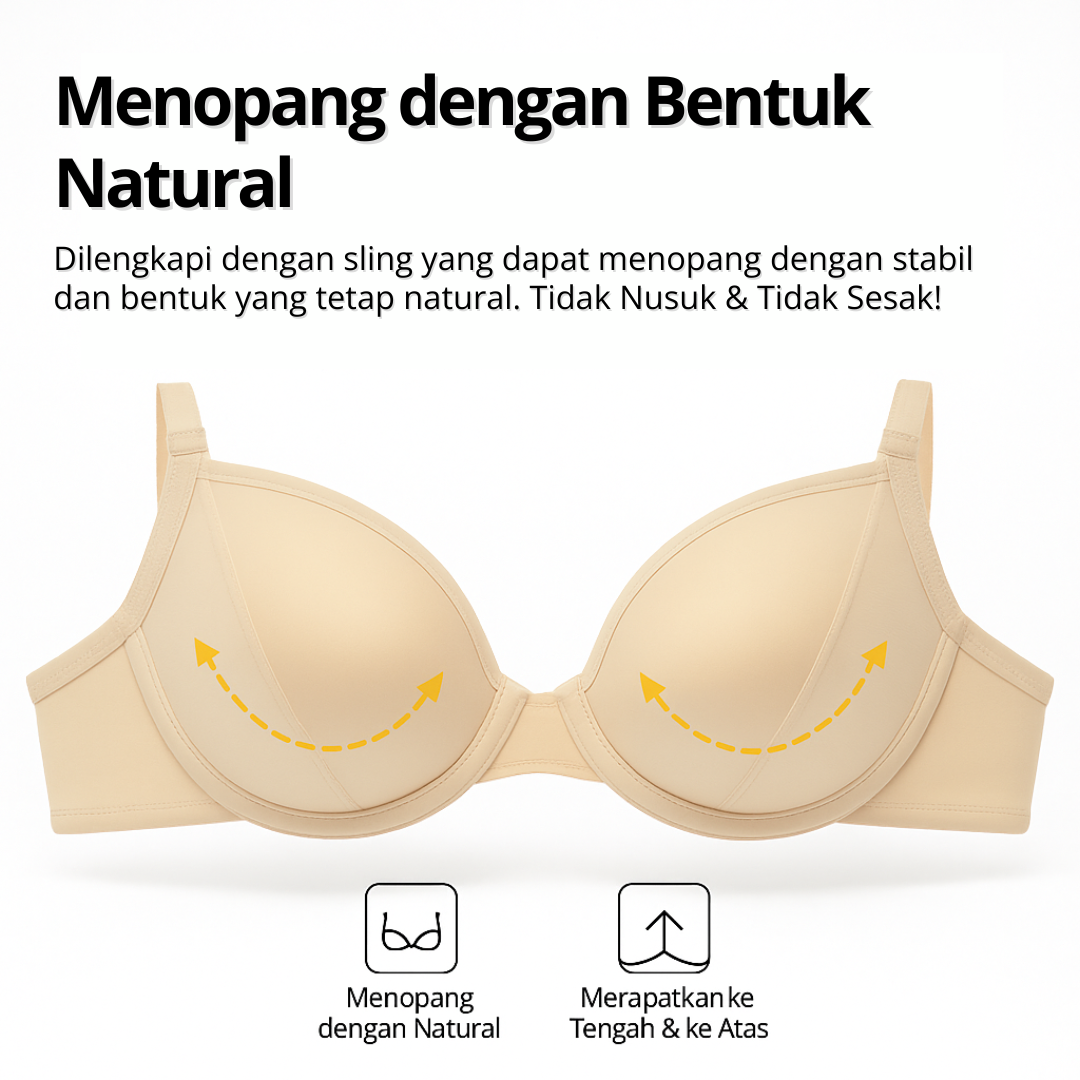 Alicia Bra Kawat Busa Tipis