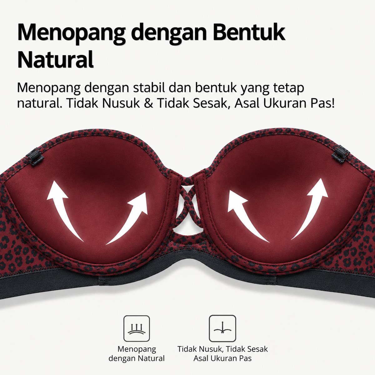 Moore Bra Kawat Busa Tipis 2 Pcs