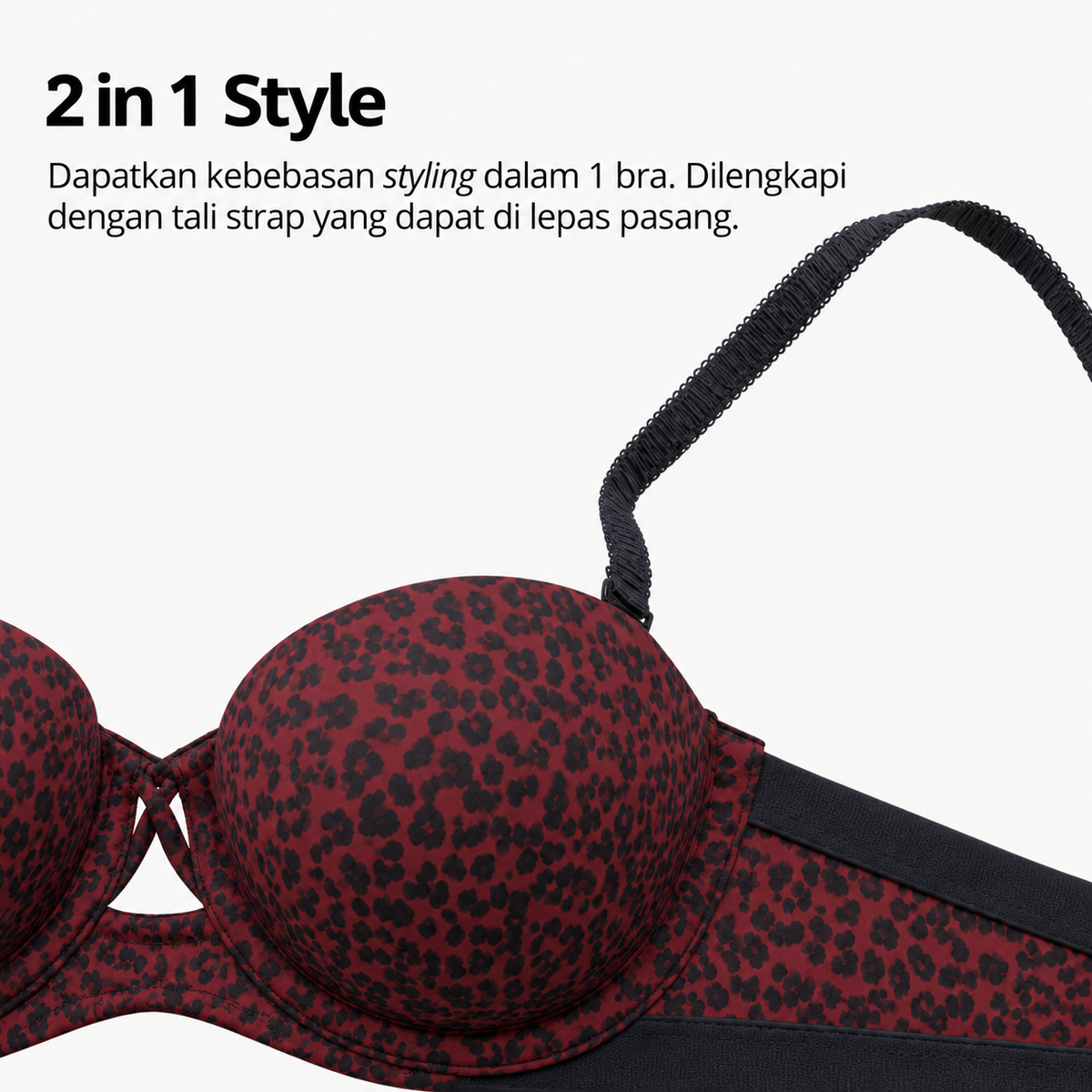 Moore Bra Kawat Busa Tipis 2 Pcs