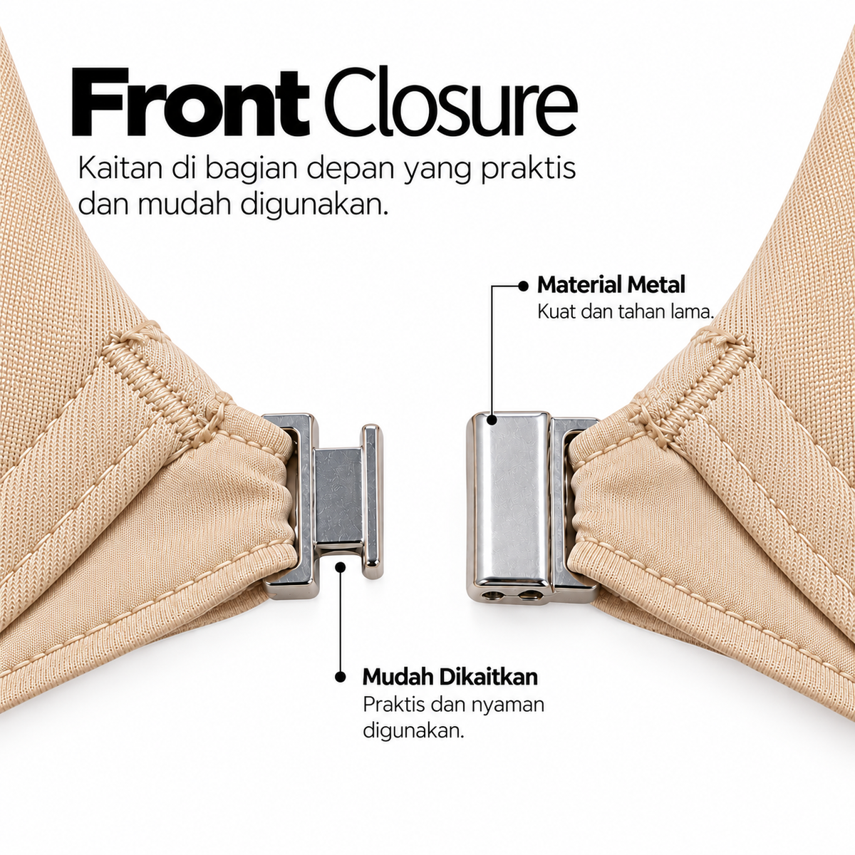 Frankie Bra Kawat Busa Tebal Pushup