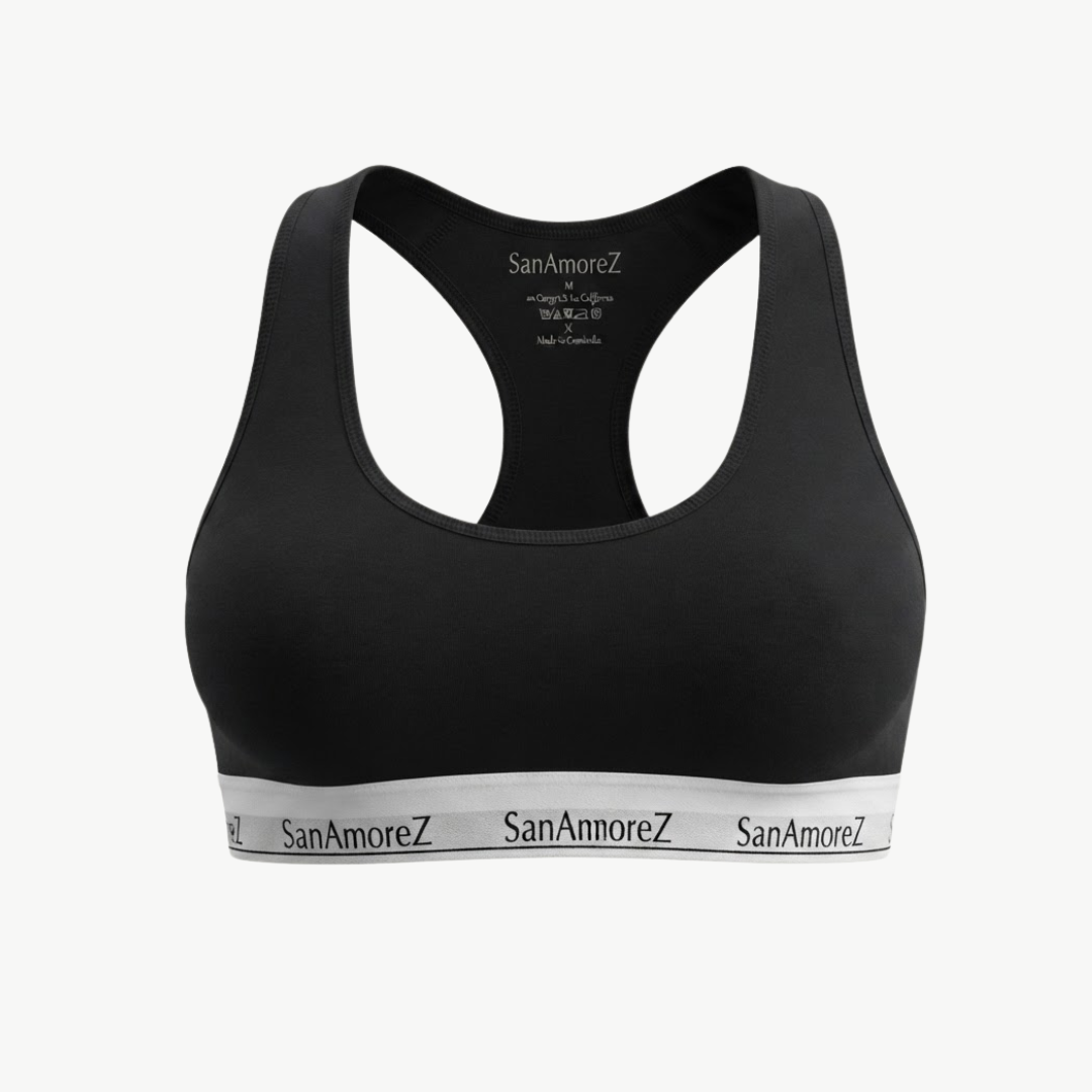 Jenny Bra Olahraga Busa Tipis Katun