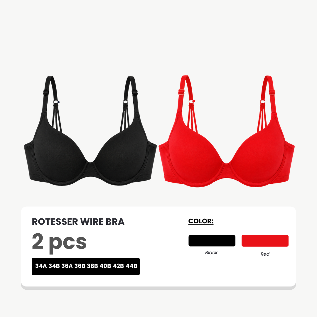 Rotesser Bra Kawat Busa Tebal Push Up 2 Pcs