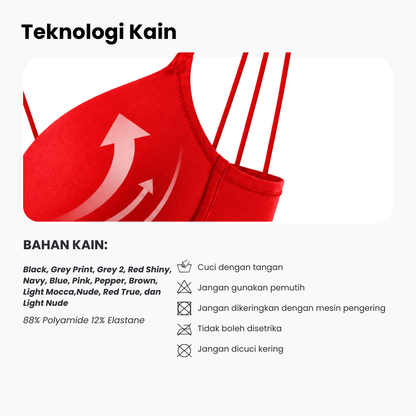 Rotesser Bra Kawat Busa Tebal Pushup