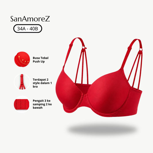 Rotesser Bra Kawat Busa Tebal Pushup