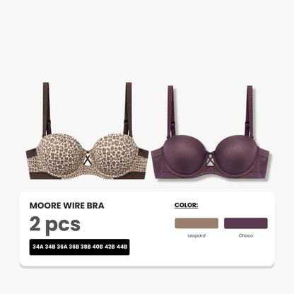 Moore Bra Kawat Busa Tipis 2 Pcs