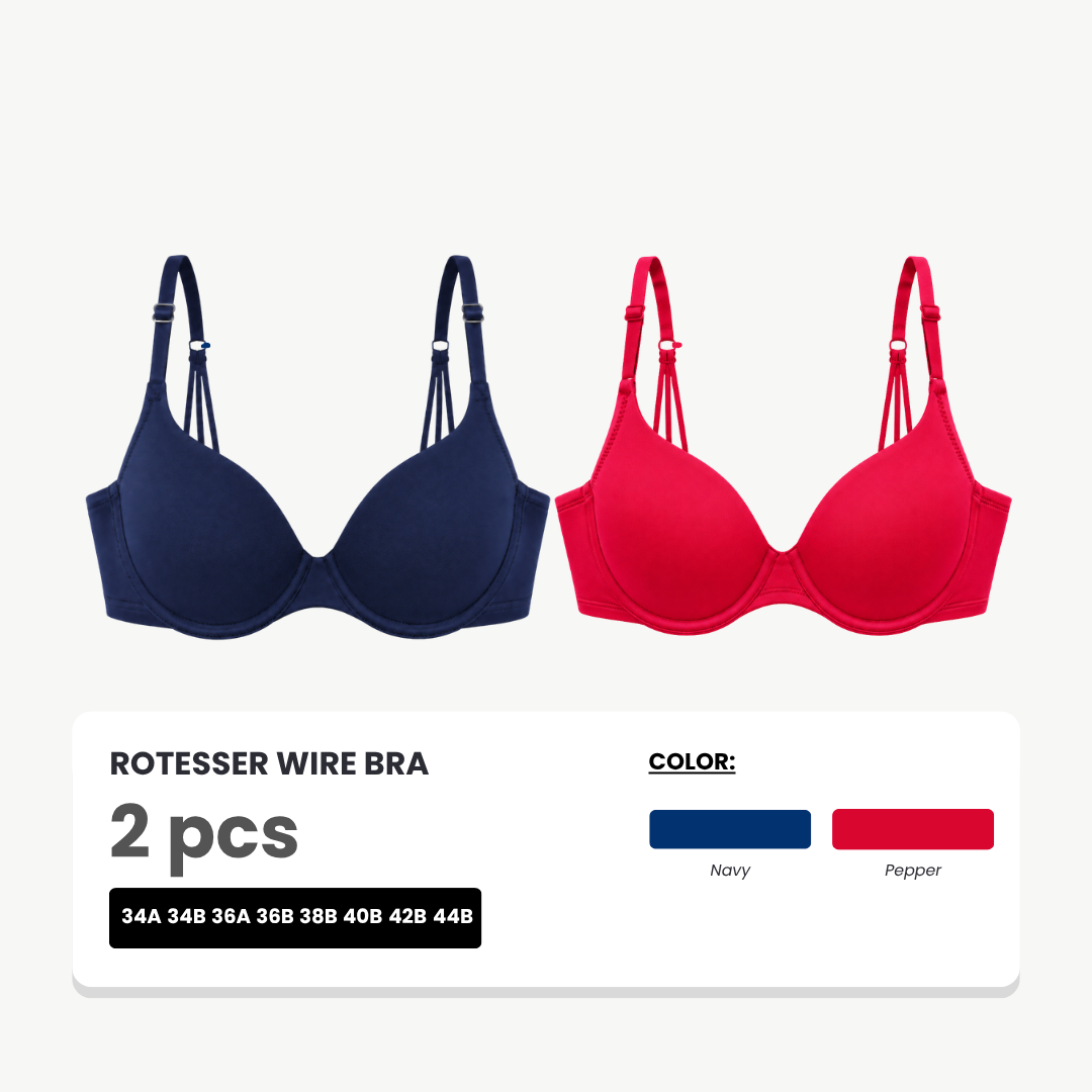Rotesser Bra Kawat Busa Tebal Push Up 2 Pcs