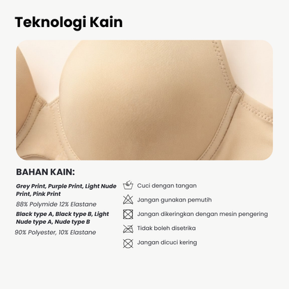 Alicia Bra Kawat Busa Tipis