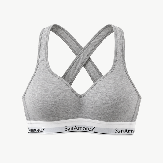 Acacia Bra Olahraga Busa Tipis Katun