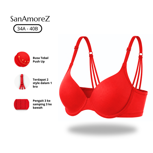 Rotesser Bra Kawat Busa Tebal Pushup